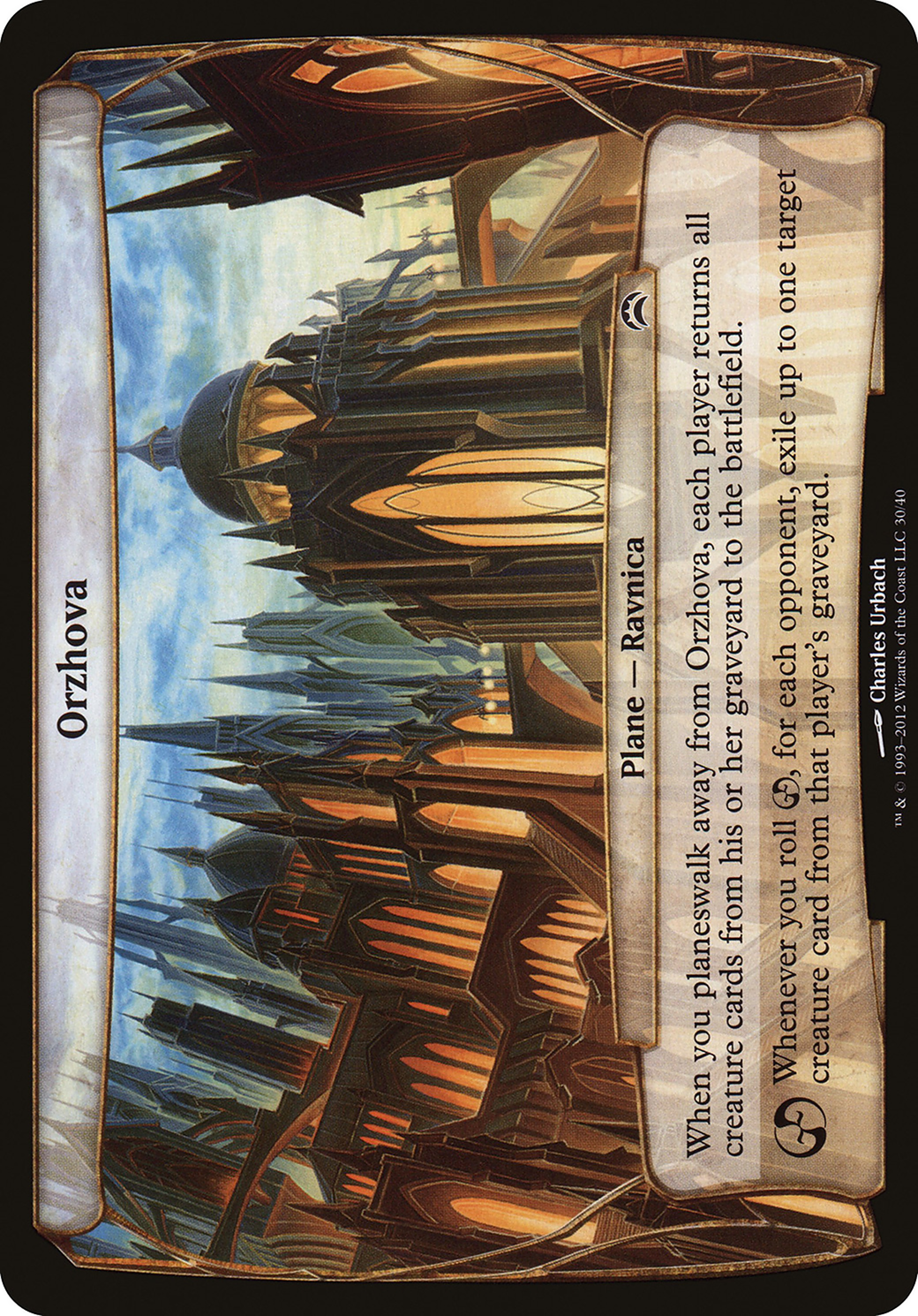 Image of Orzhova (Planechase 2012) (OVER-030) - Planechase 2012 Planes