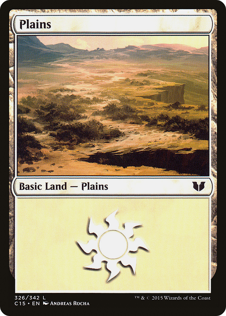 Image of Plains (326) (C15-326) - Commander 2015