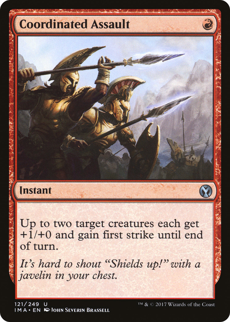 Image of Coordinated Assault (IMA-121) - Iconic Masters Foil