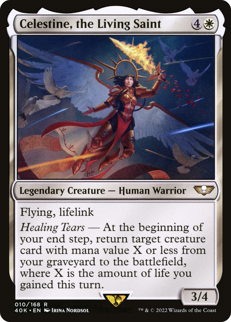 Image of Celestine, the Living Saint (40K-010) - Warhammer 40,000 Commander