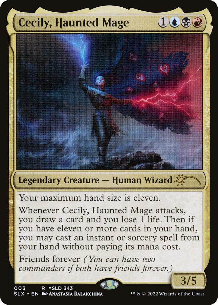 Image of Cecily, Haunted Mage (SLX-003) - Universes Within