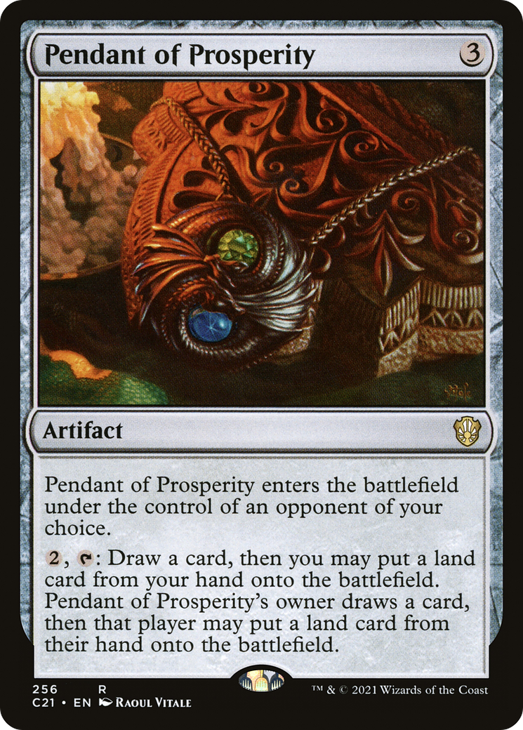 Image of Pendant of Prosperity (C21-256) - Commander 2021