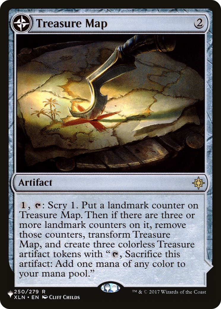 Image of Treasure Map (LIST-XLN-250) - The List: (compasslanddfc)