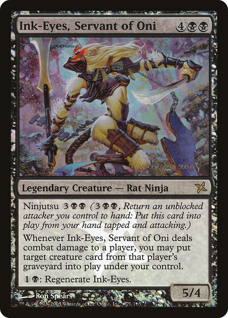 Image of Ink-Eyes, Servant of Oni (PRE-71★) - Betrayers of Kamigawa Promos Foil