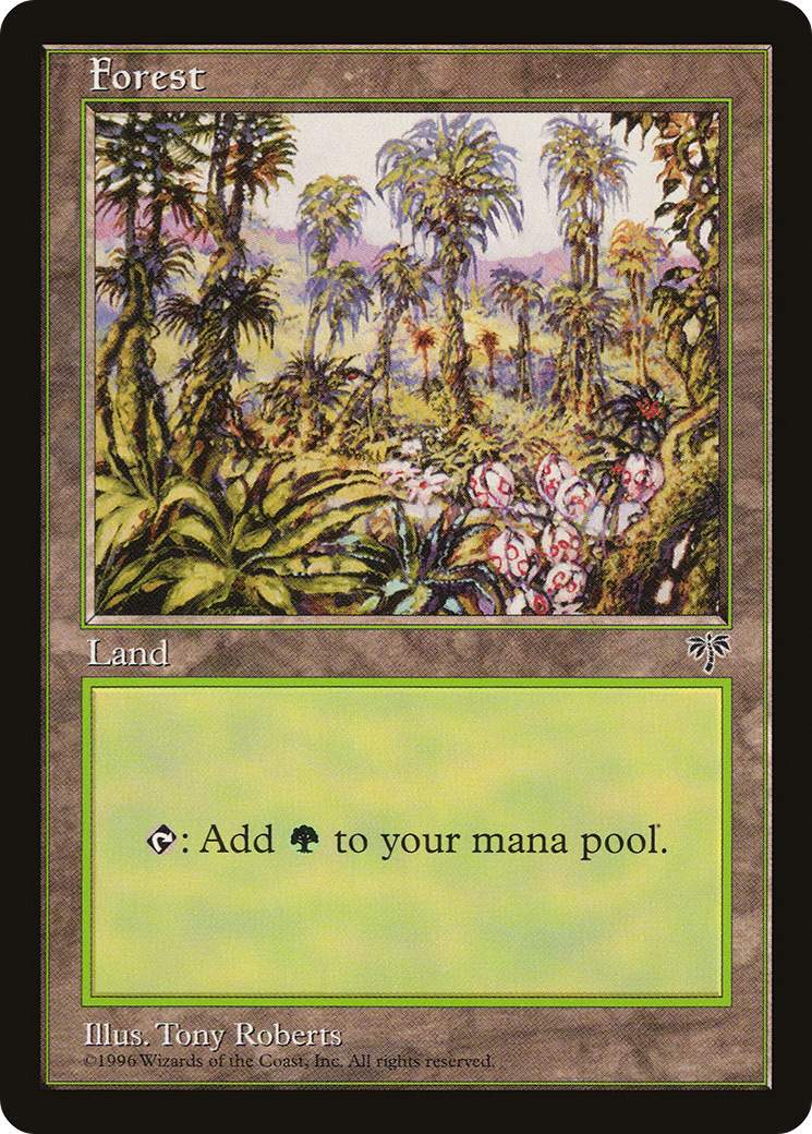 Image of Forest (Pink Flowers Right) (MIR-) - Mirage