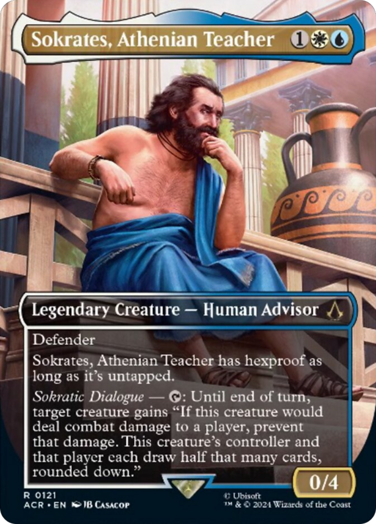 Image of Sokrates, Athenian Teacher (Borderless) (ACR-121) - Assassin's Creed (Borderless)
