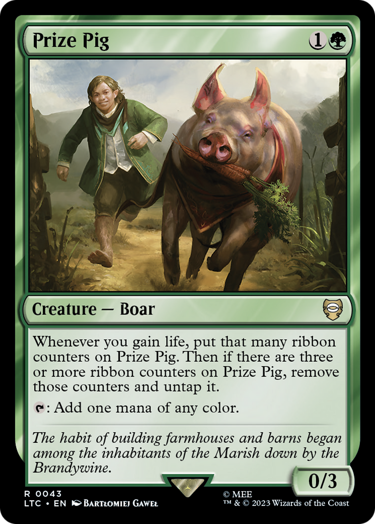 Image of Prize Pig (LTC-043) - Tales of Middle-earth Commander