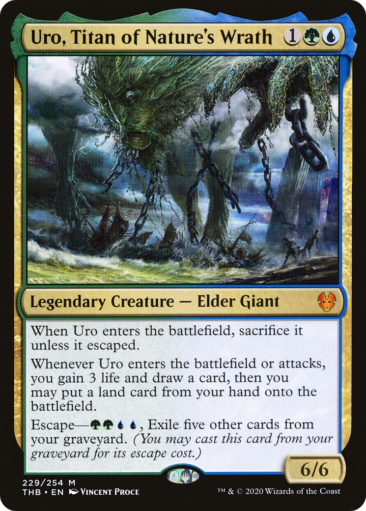 Image of Uro, Titan of Nature's Wrath (THB-229) - Theros Beyond Death