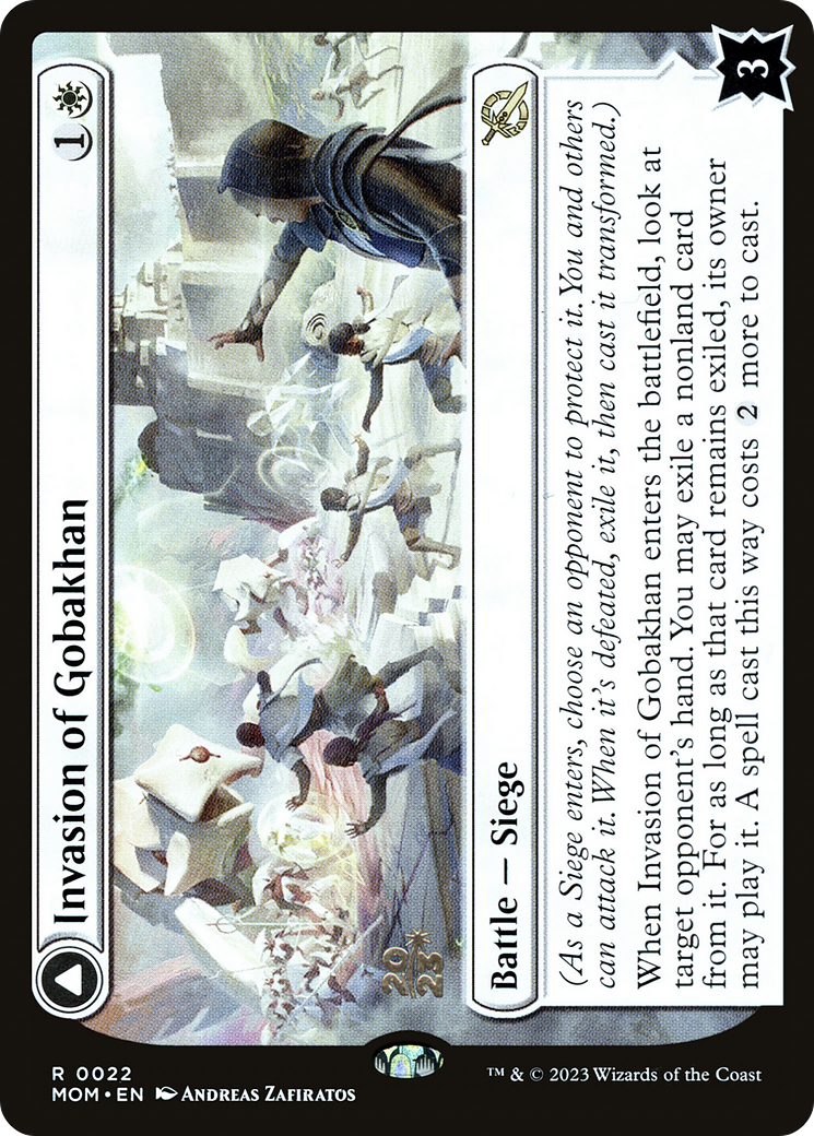 Image of Invasion of Gobakhan (PRE-022) - March of the Machine Promos Foil