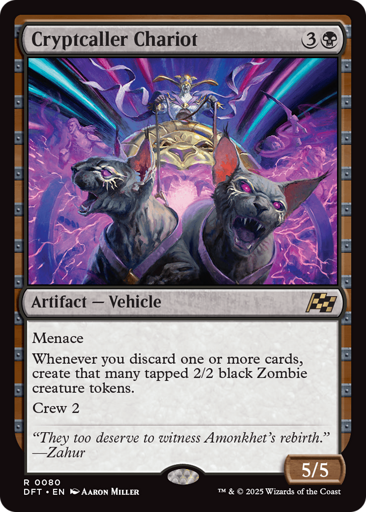 Image of Cryptcaller Chariot (DFT-080) - Aetherdrift Foil