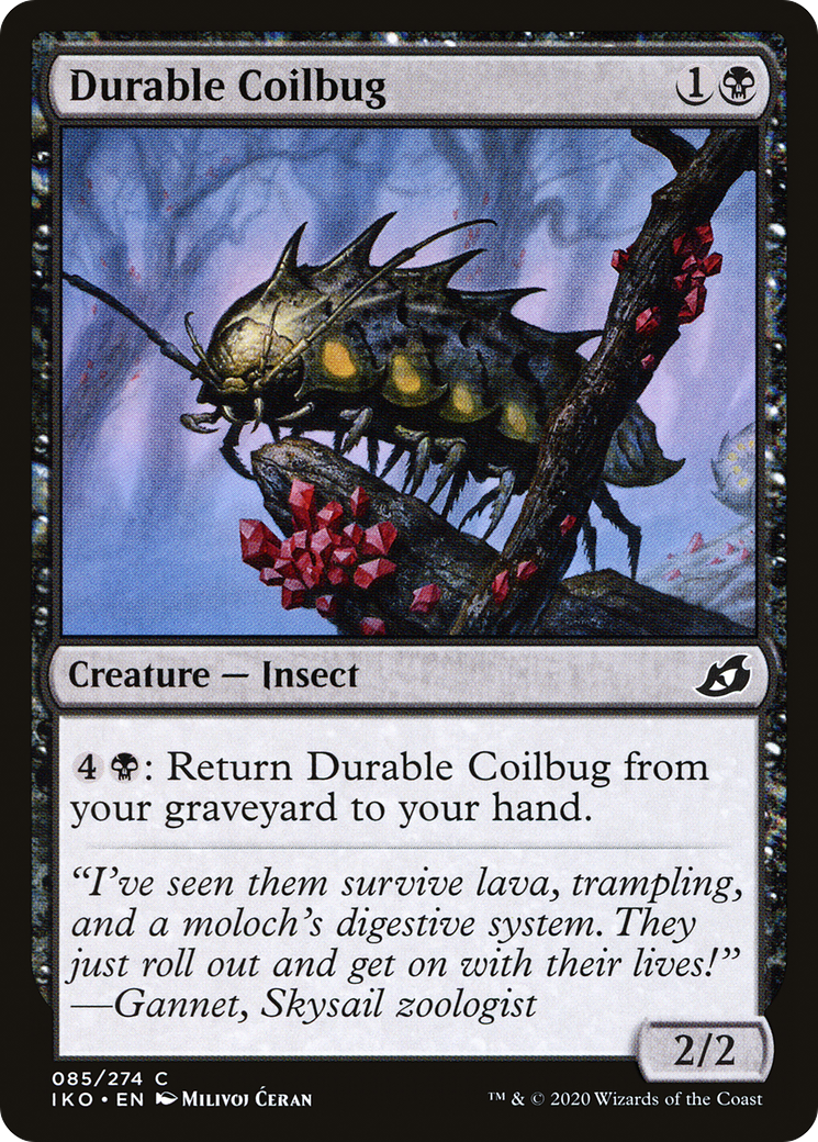 Image of Durable Coilbug (IKO-085) - Ikoria: Lair of Behemoths Foil