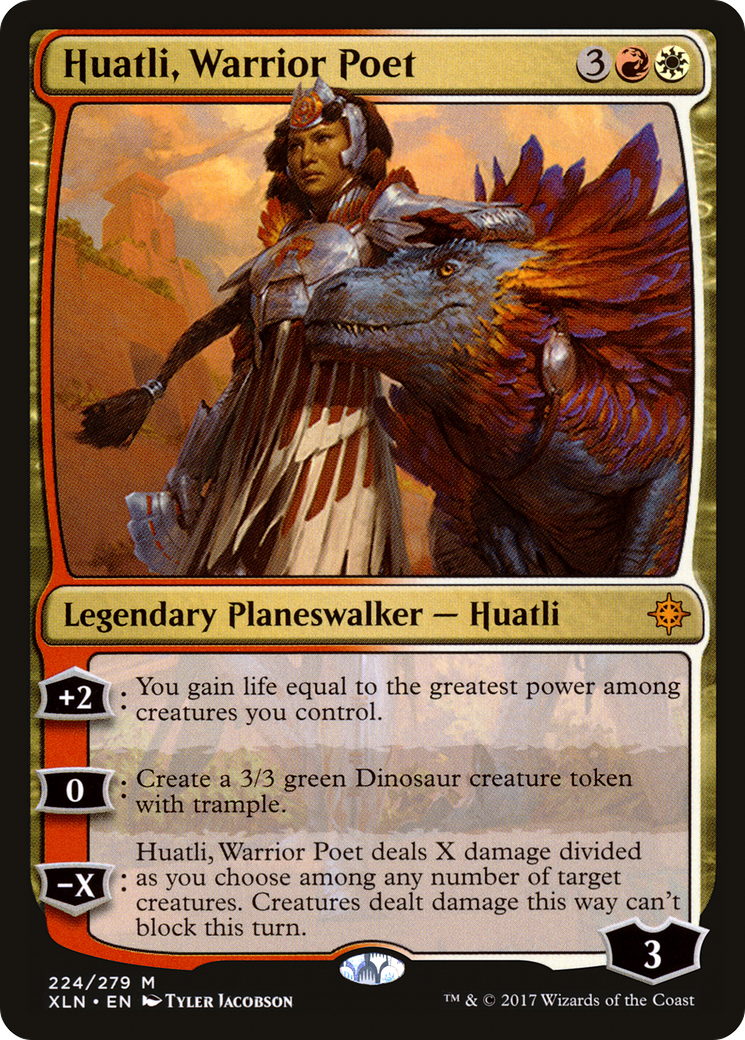 Image of Huatli, Warrior Poet (XLN-224) - Ixalan Foil