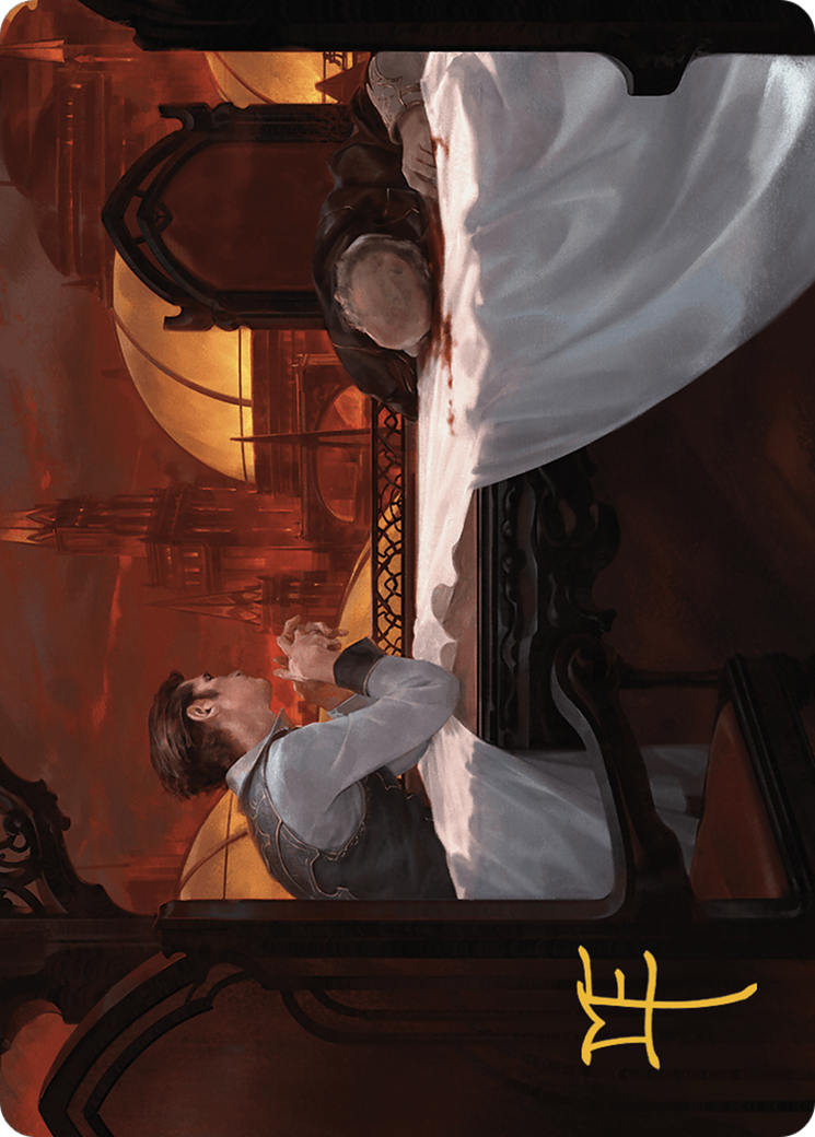 Image of Expedited Inheritance // Expedited Inheritance (AMKM-012) - Murders at Karlov Manor Art Series (Borderless) Foil
