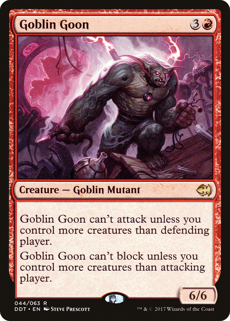 Image of Goblin Goon (DDT-044) - Duel Decks: Merfolk vs. Goblins