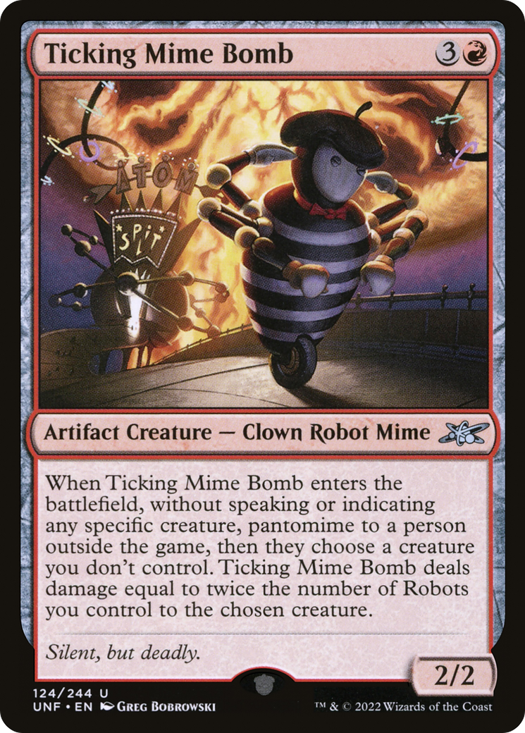 Image of Ticking Mime Bomb (UNF-124) - Unfinity Foil