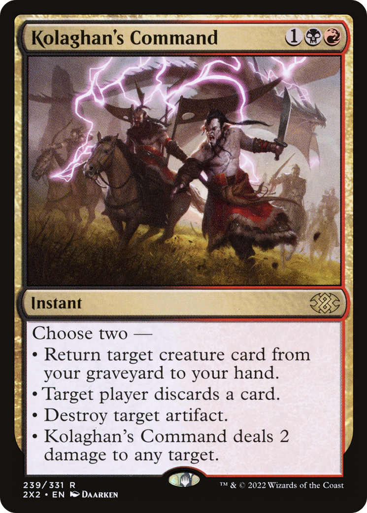 Image of Kolaghan's Command (2X2-239) - Double Masters 2022