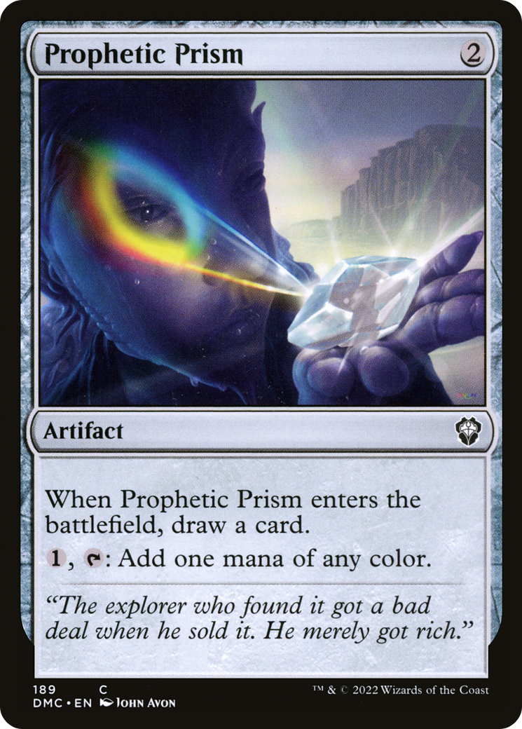 Image of Prophetic Prism (DMC-189) - Dominaria United Commander