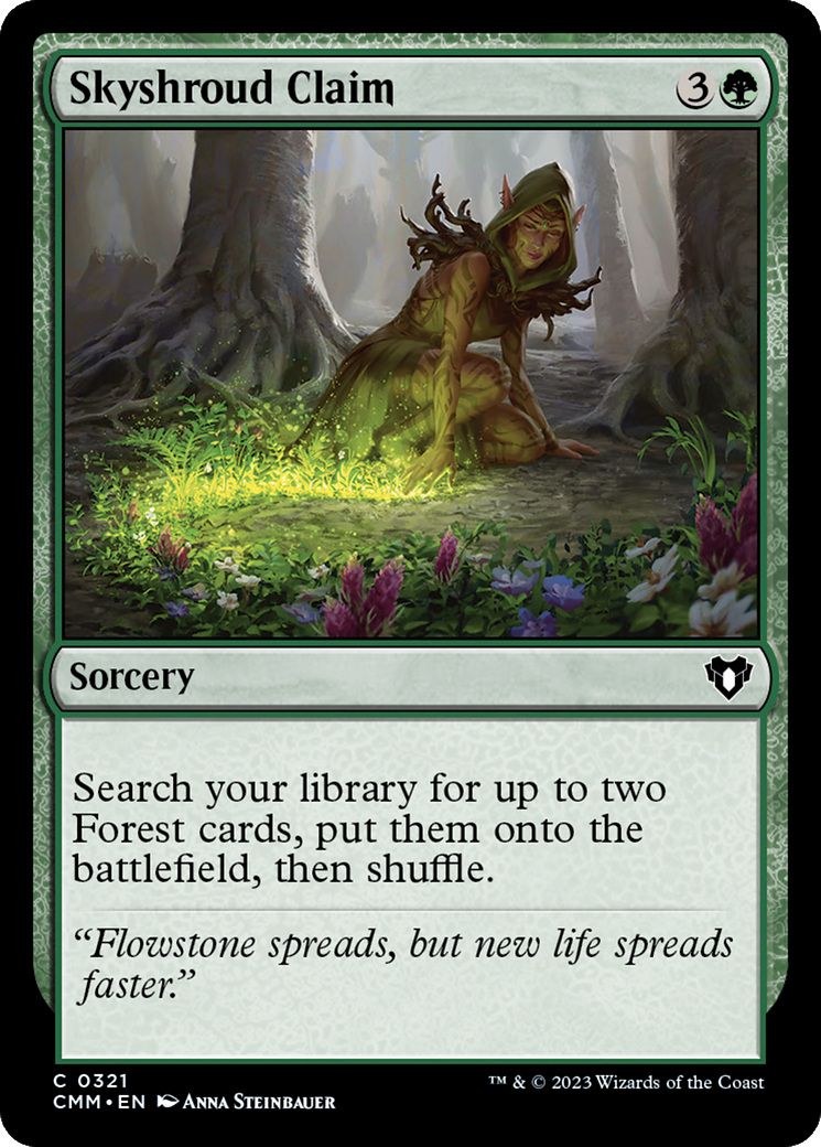 Image of Skyshroud Claim (CMM-321) - Commander Masters Foil
