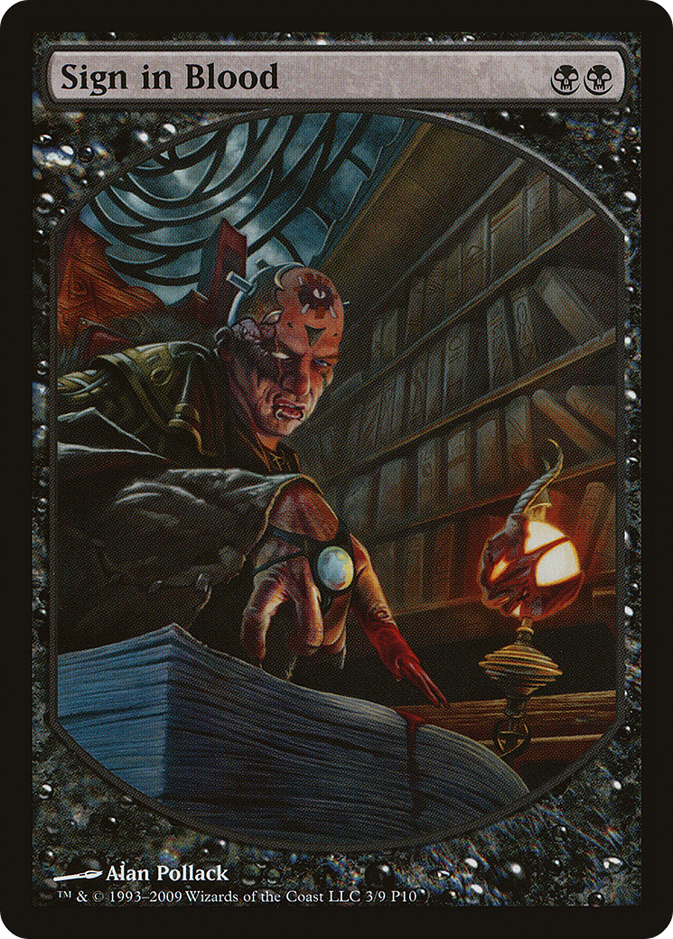 Image of Sign in Blood (MPRP-003) - Magic Player Rewards 2010