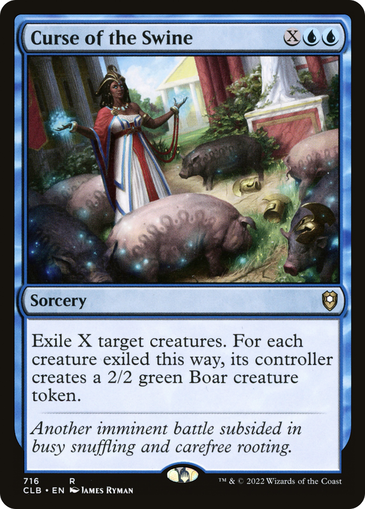 Image of Curse of the Swine (CLB-716) - Commander Legends: Battle for Baldur's Gate
