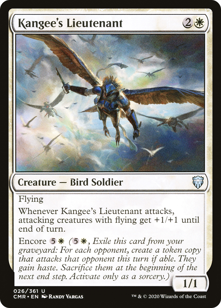 Image of Kangee's Lieutenant (CMR-026) - Commander Legends Foil