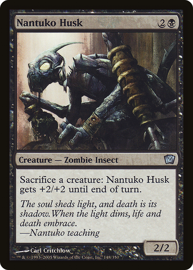 Image of Nantuko Husk (9ED-148) - 9th Edition Foil