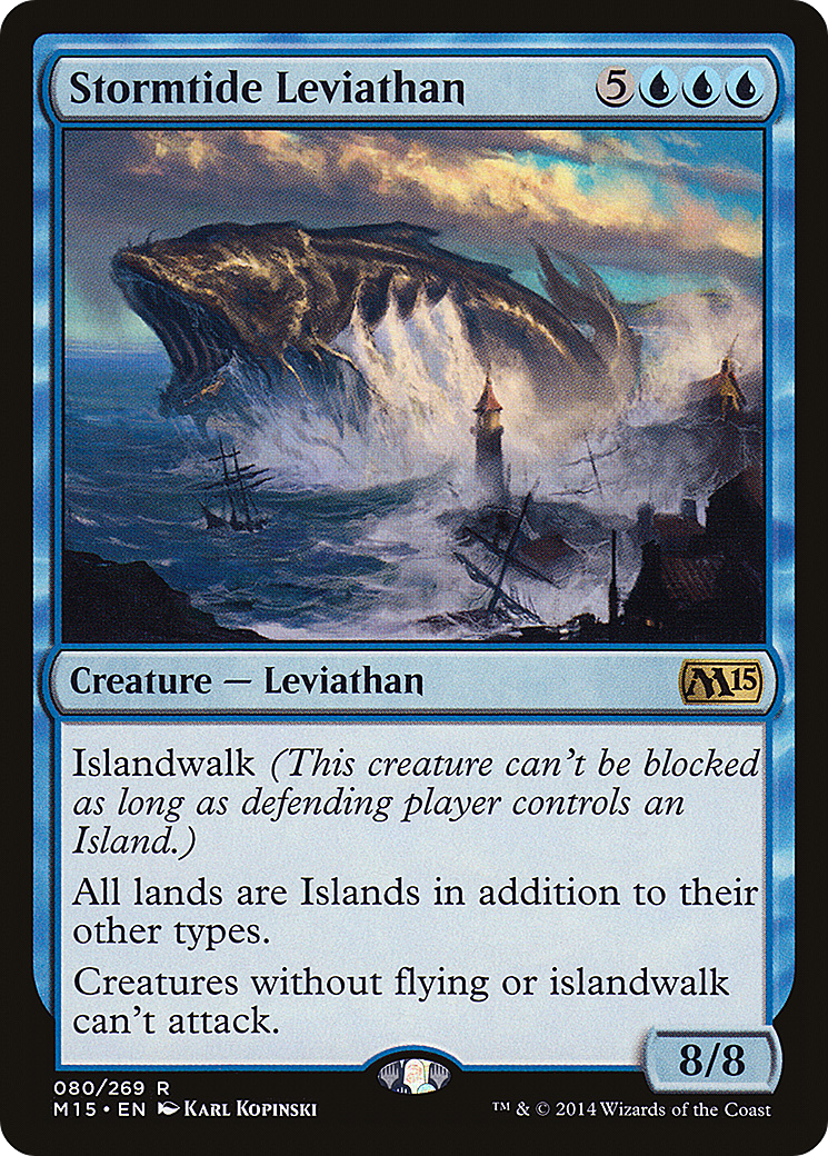 Image of Stormtide Leviathan (M15-080) - Magic 2015 Foil