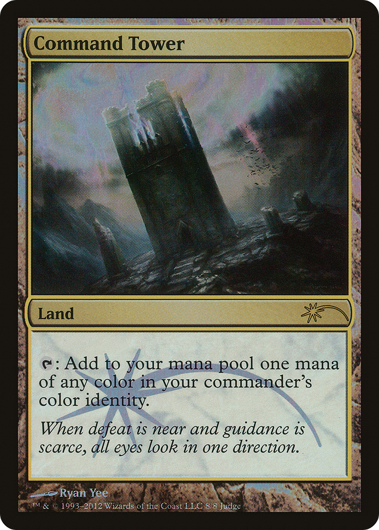 Image of Command Tower (JDG-008) - Judge Gift Cards 2012 Foil