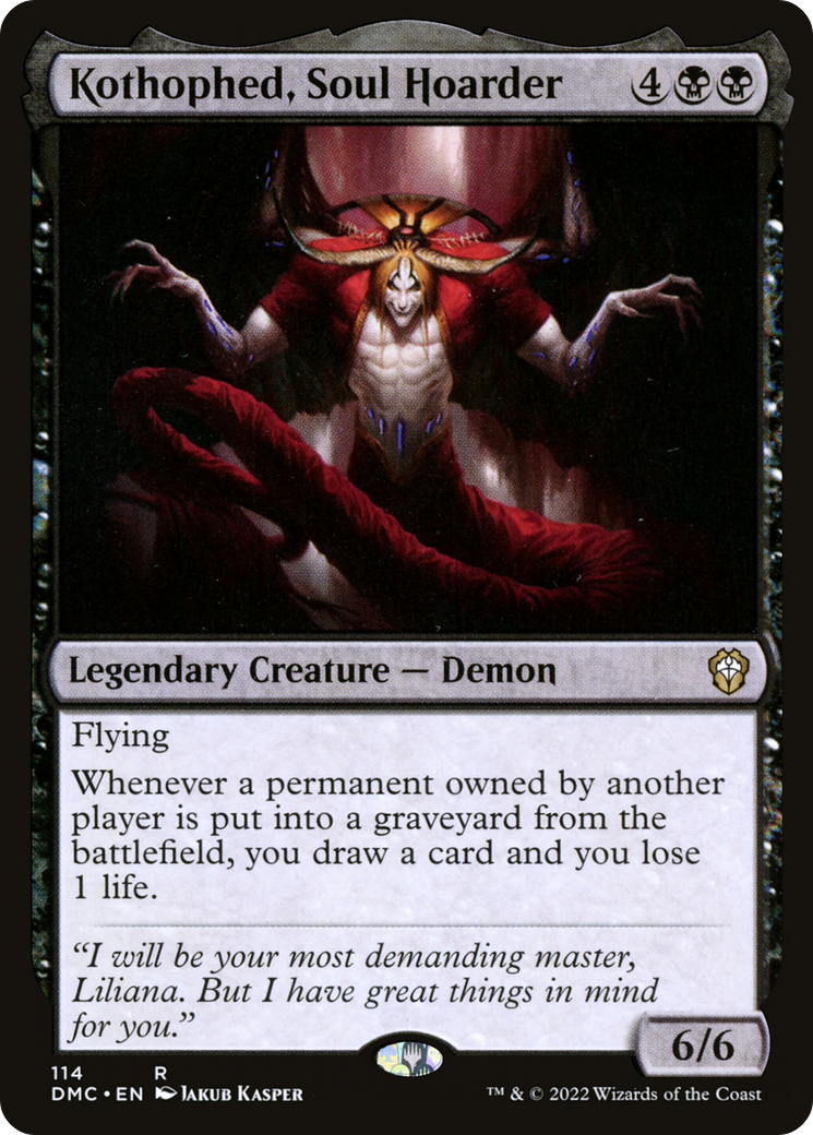 Image of Kothophed, Soul Hoarder (DMC-114) - Dominaria United Commander