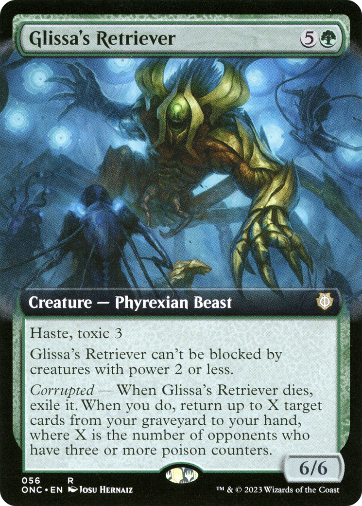 Image of Glissa's Retriever (Extended Art) (ONC-056) - Phyrexia: All Will Be One Commander: (Extended Art)