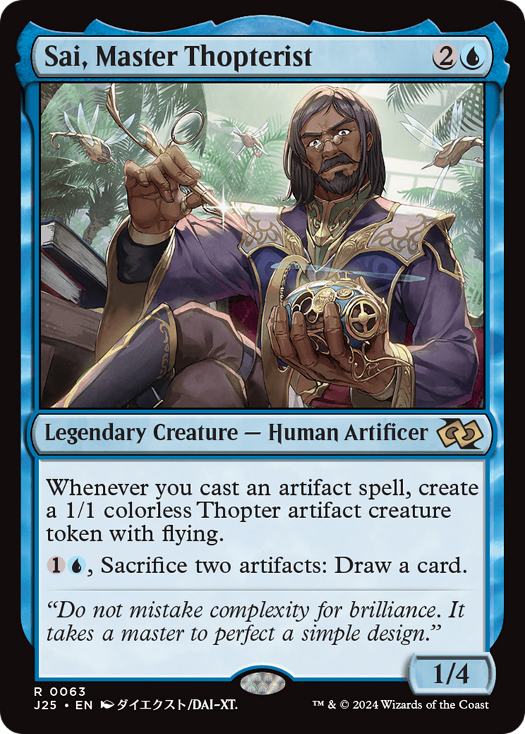 Image of Sai, Master Thopterist (Anime) (J25-063) - Foundations Jumpstart