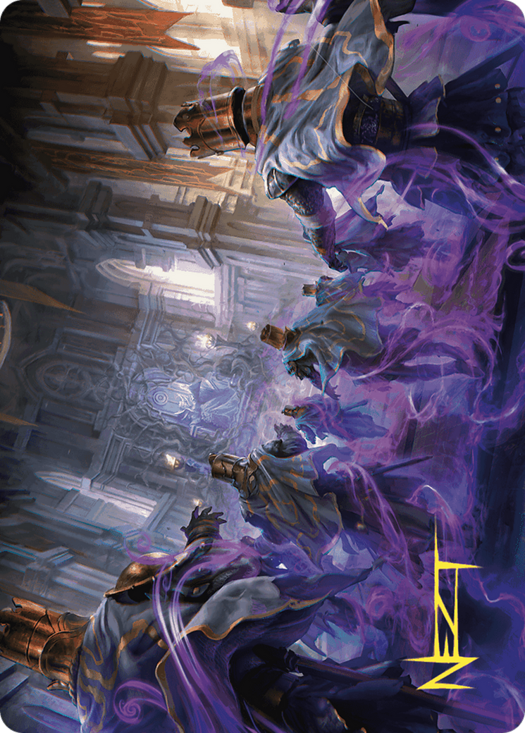 Image of Eerie Interference // Eerie Interference (AWOE-004) - Wilds of Eldraine Art Series (Borderless) Foil