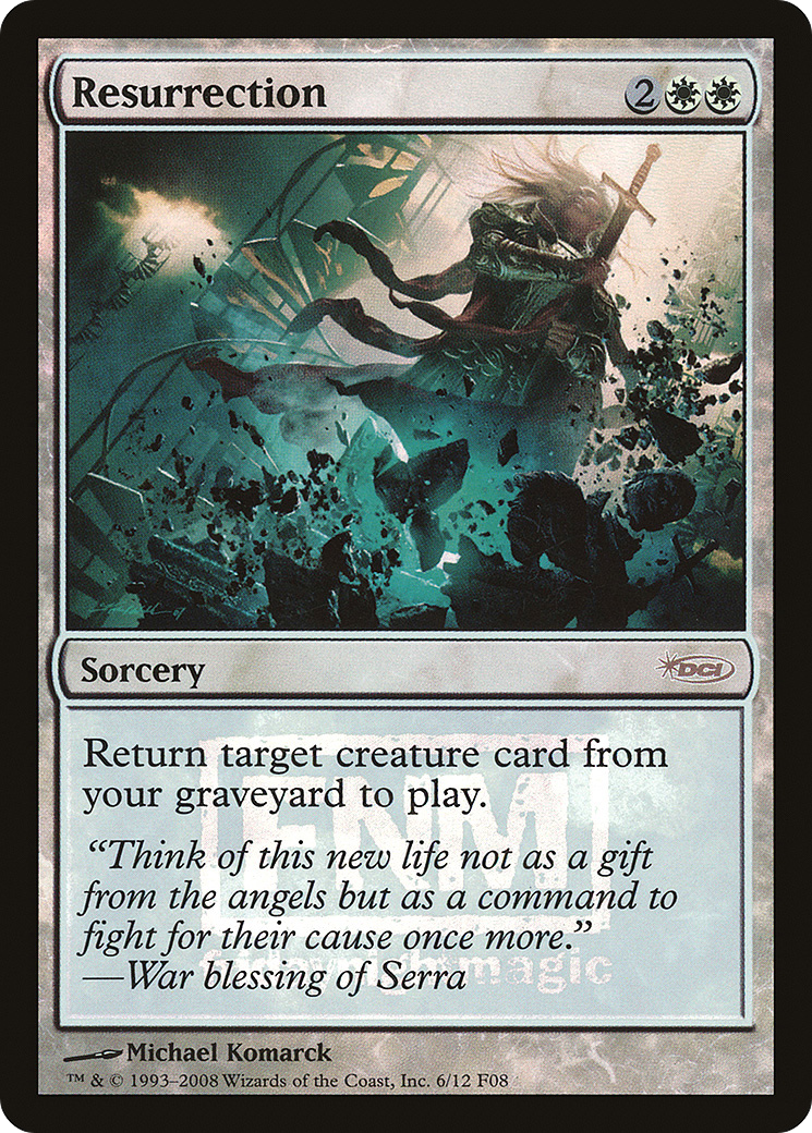 Image of Resurrection (FNM-) - Friday Night Magic 2008 Foil