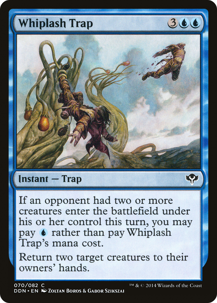 Image of Whiplash Trap (DDN-070) - Duel Decks: Speed vs. Cunning