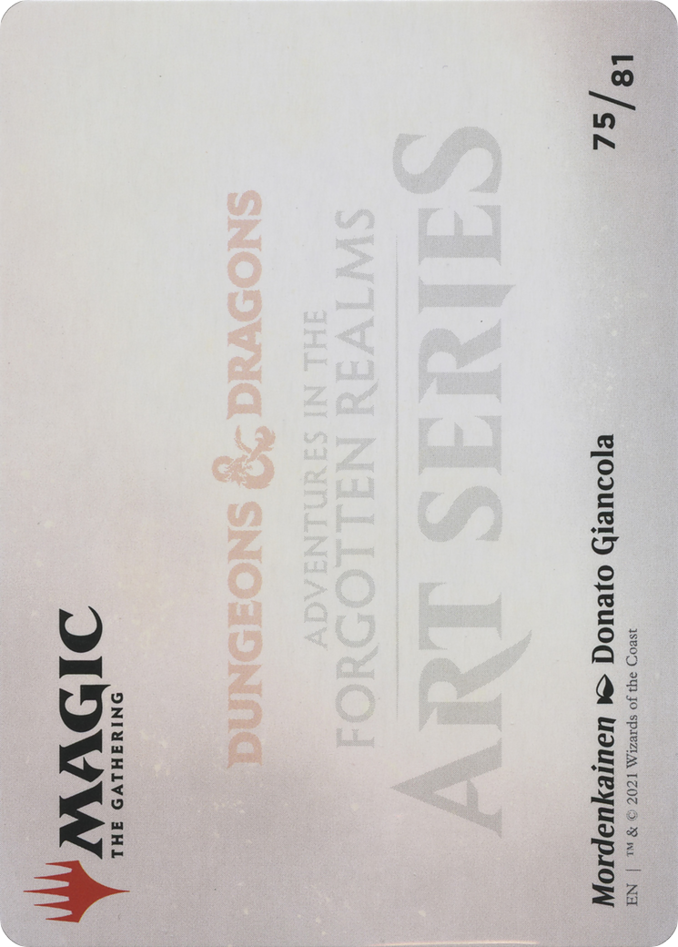 Image of Mordenkainen // Mordenkainen (AAFR-075) - Adventures in the Forgotten Realms Art Series (Borderless) Foil
