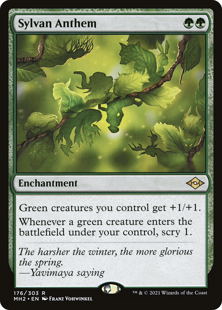 Image of Sylvan Anthem (MH2-176) - Modern Horizons 2