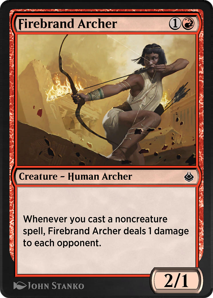 Image of Firebrand Archer (AKR-154) - Amonkhet Remastered