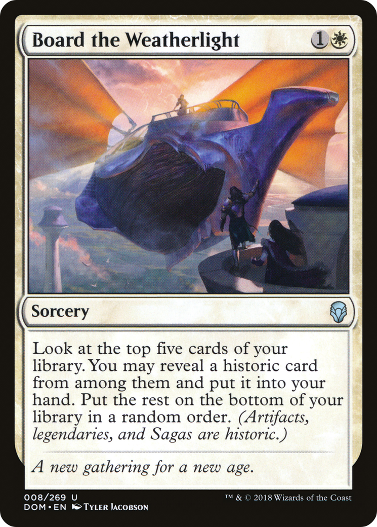 Image of Board the Weatherlight (DOM-008) - Dominaria