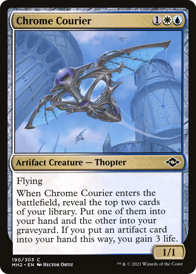 Image of Chrome Courier (MH2-190) - Modern Horizons 2 Foil