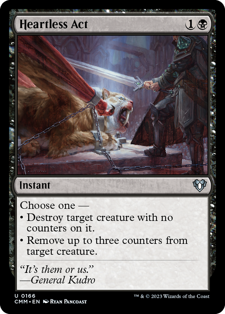 Image of Heartless Act (CMM-166) - Commander Masters
