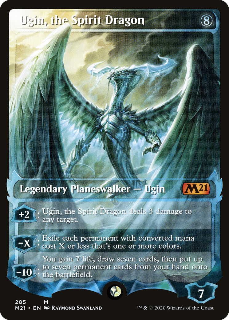 Image of Ugin, the Spirit Dragon (Showcase) (M21-285) - Core Set 2021: (Showcase)