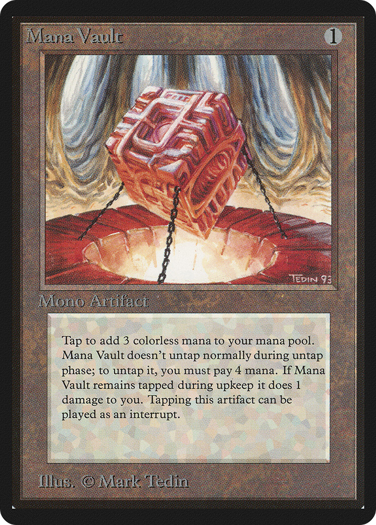 Image of Mana Vault (LEB-) - Limited Edition Beta