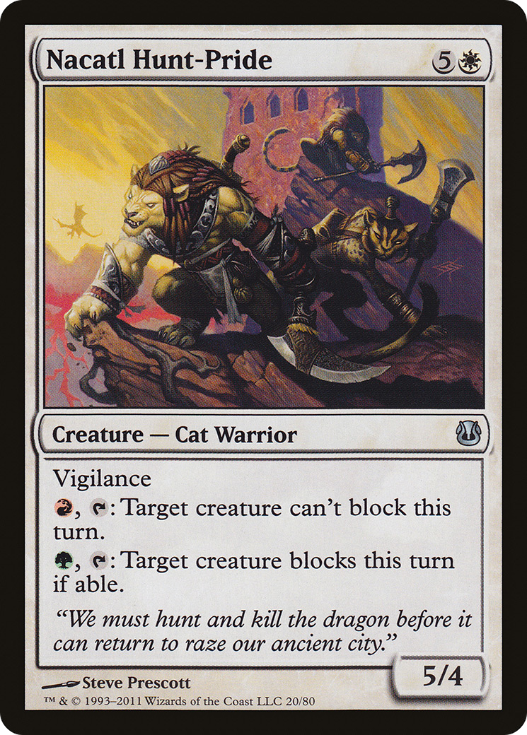 Image of Nacatl Hunt-Pride (DDH-020) - Duel Decks: Ajani vs. Nicol Bolas