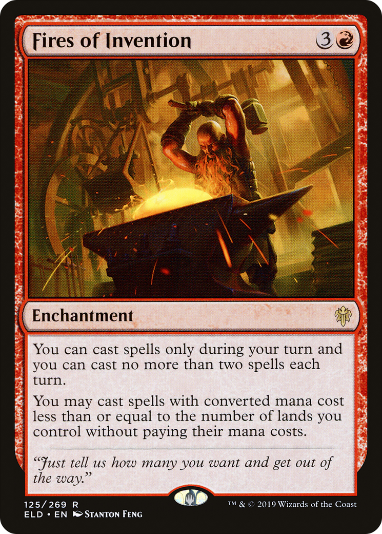 Image of Fires of Invention (ELD-125) - Throne of Eldraine