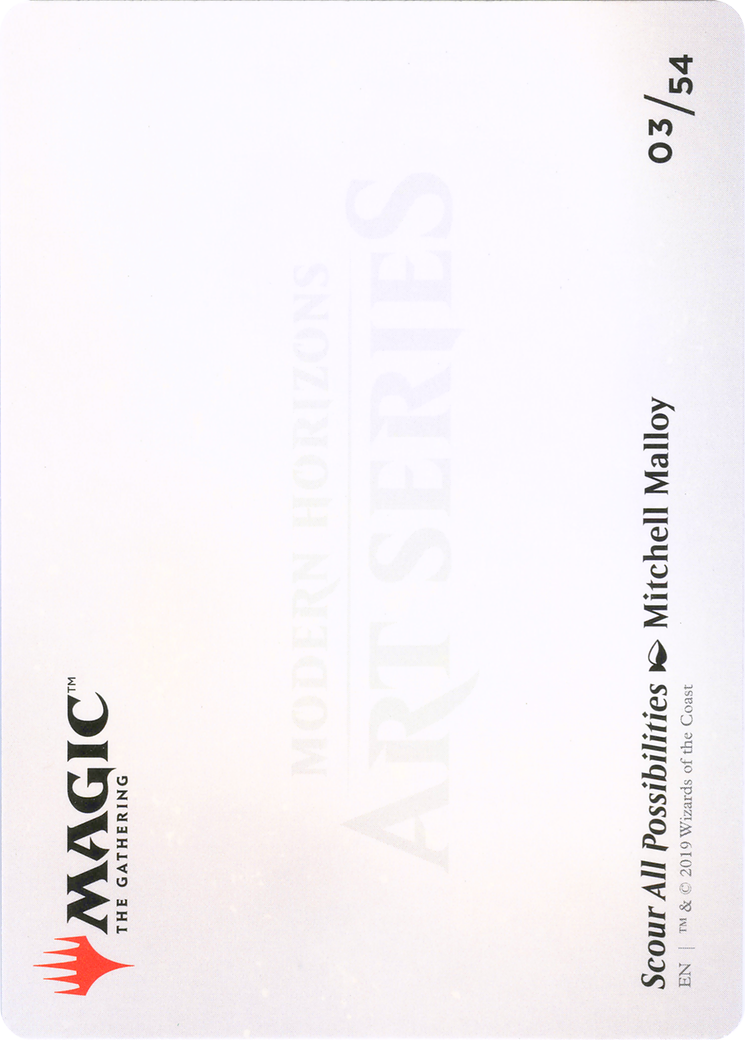 Image of Scour All Possibilities // Scour All Possibilities (AMH1-003) - Modern Horizons Art Series (Borderless)
