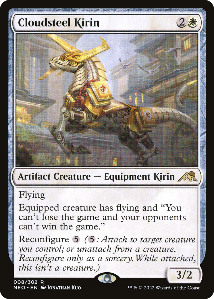 Image of Cloudsteel Kirin (NEO-008) - Kamigawa: Neon Dynasty