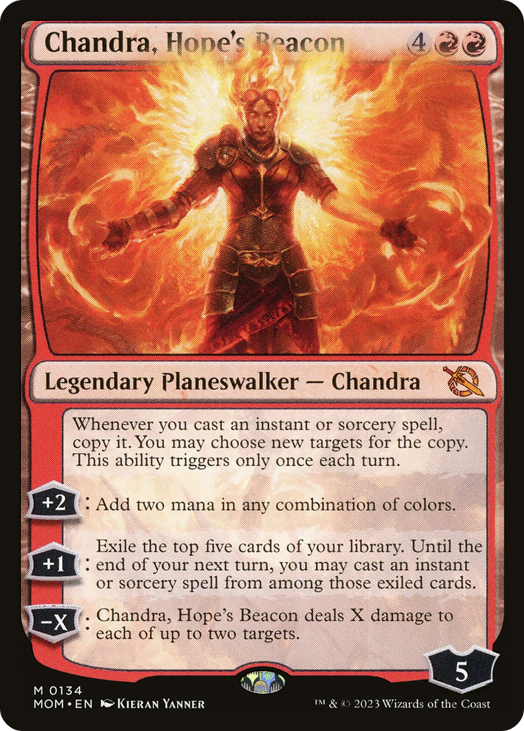 Image of Chandra, Hope's Beacon (MOM-134) - March of the Machine Foil