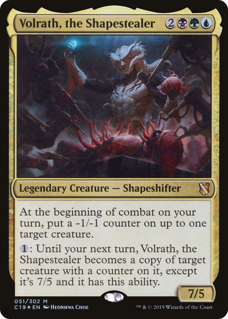 Image of Volrath, the Shapestealer (C19-051) - Commander 2019 Foil
