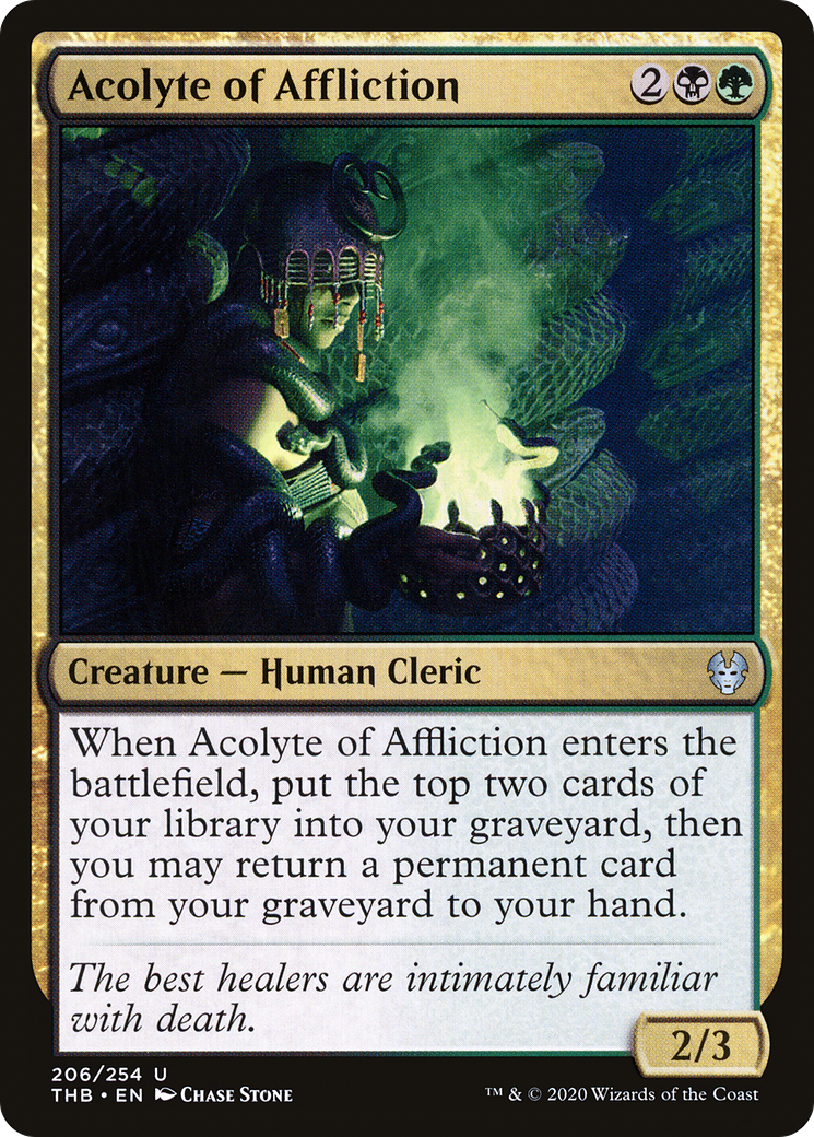 Image of Acolyte of Affliction (THB-206) - Theros Beyond Death