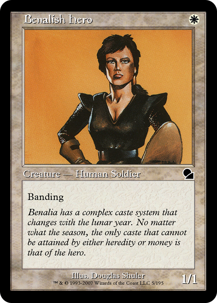 Image of Benalish Hero (ME1-005) - Masters Edition
